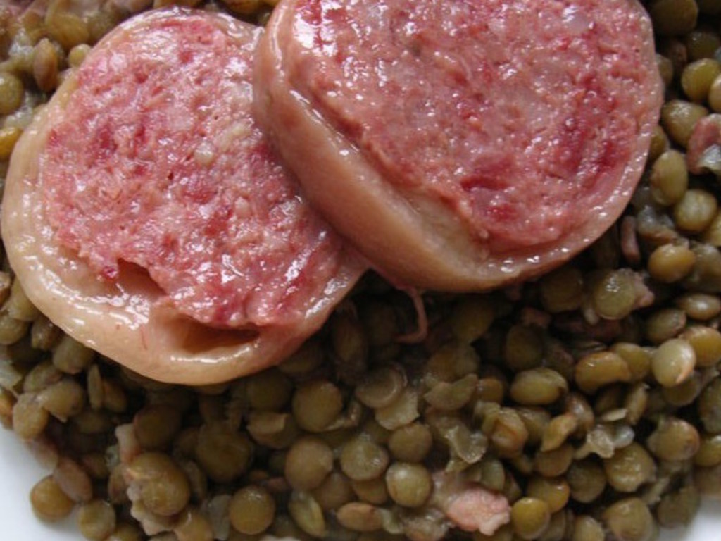 Zampone con lenticchie