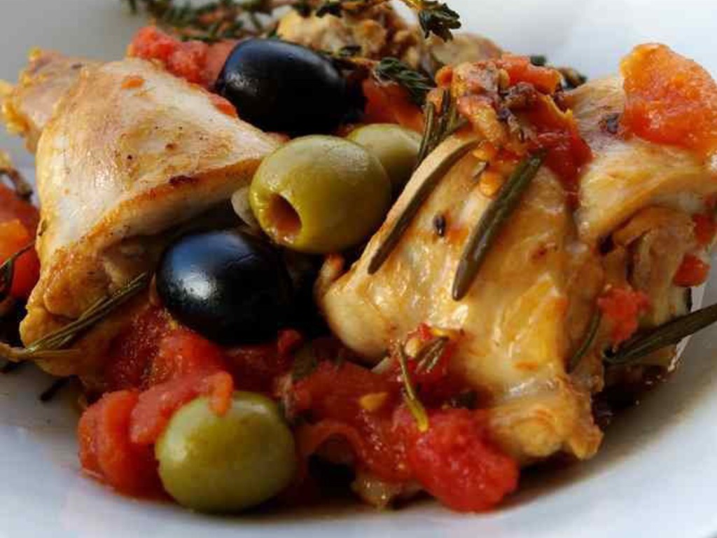 Coniglio alla ligure