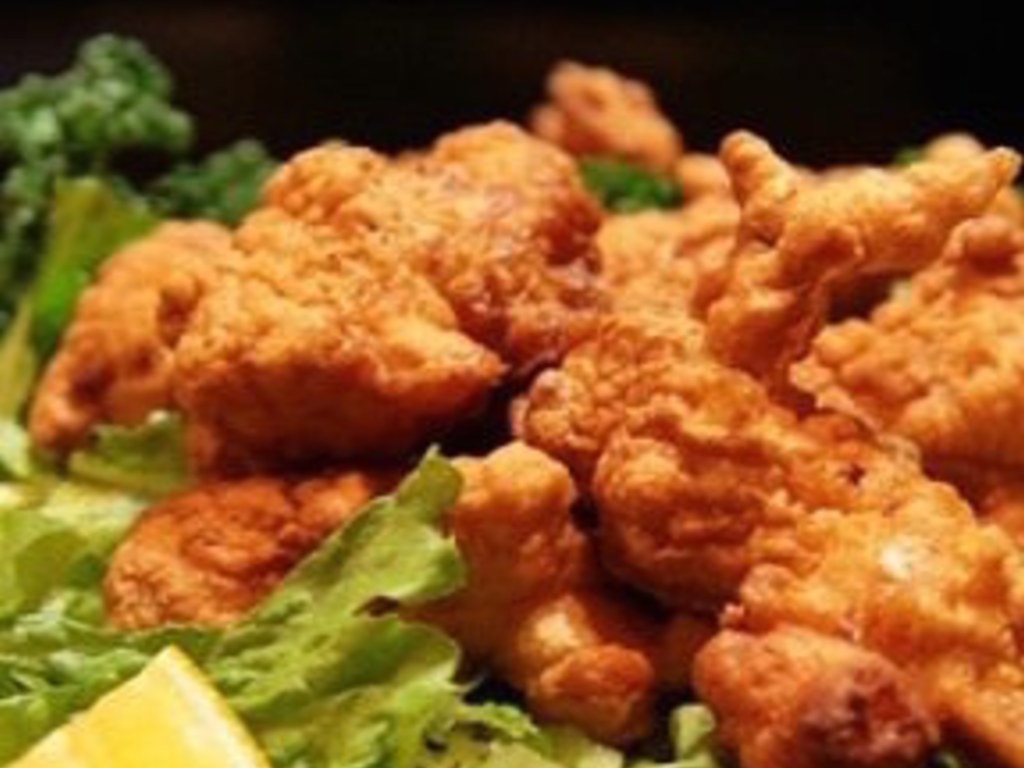 Fritto di pollo e verdure