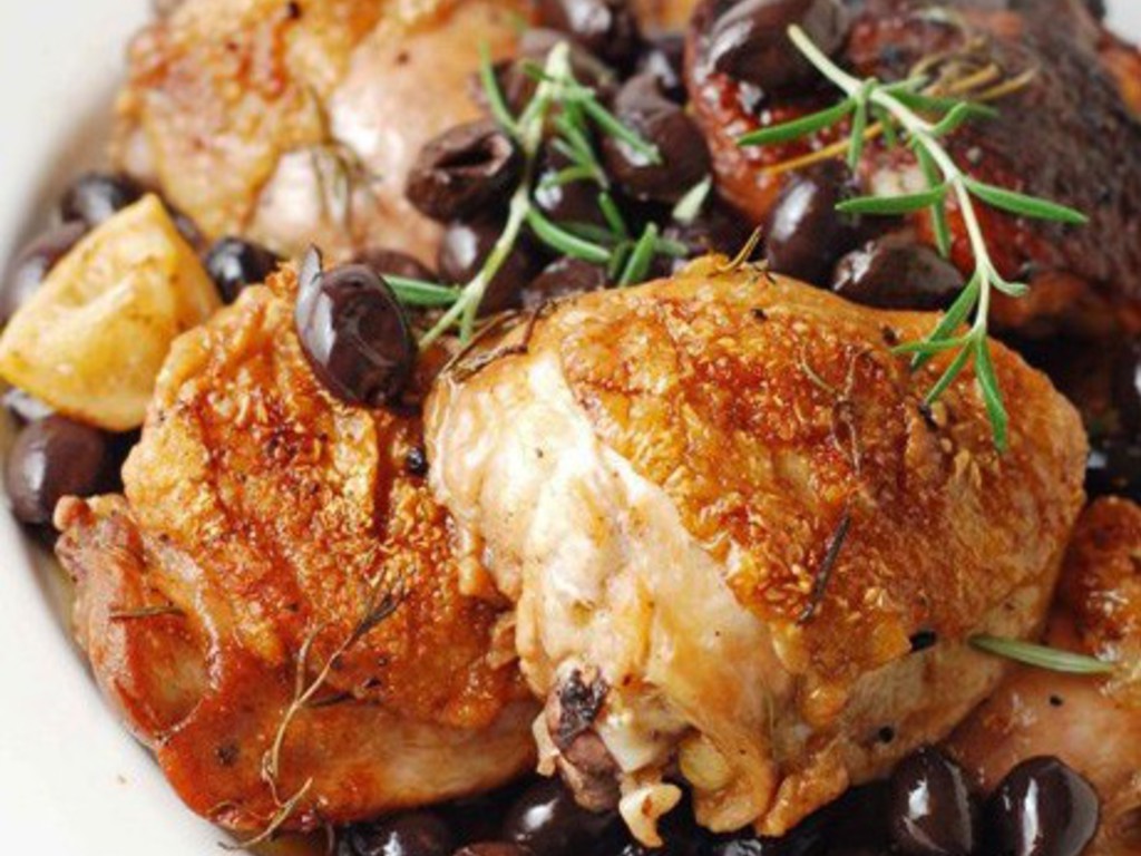 Fusi di pollo alle olive