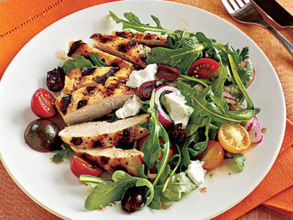Insalatona di Ferragosto con pollo e zenzero