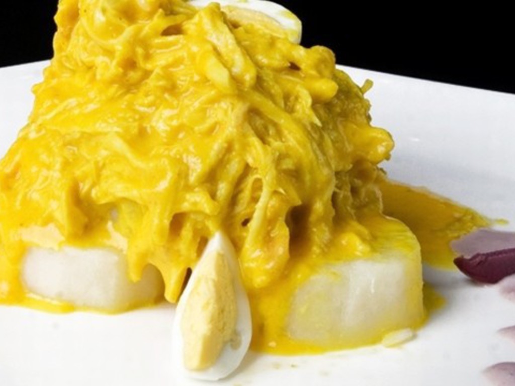Pollo al peperoncino giallo - Aji de gallina