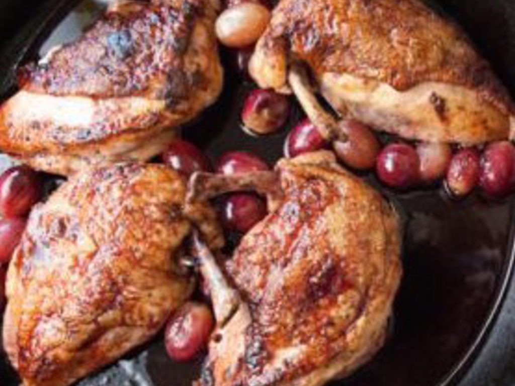 Pollo all'uva