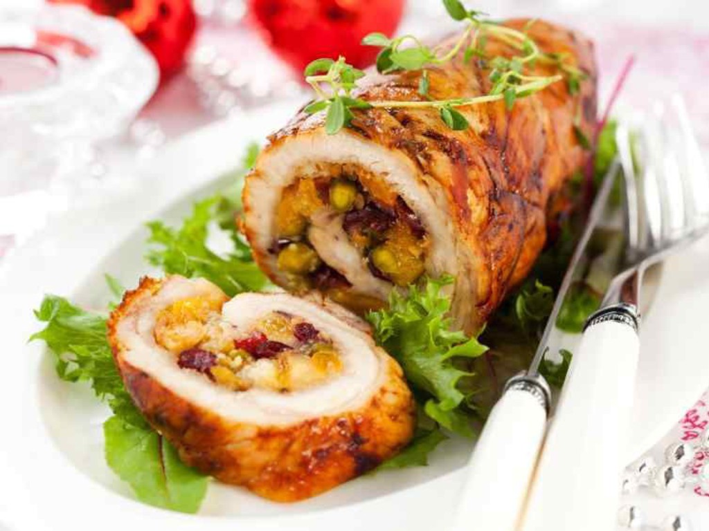 Rotolo di tacchino ripieno