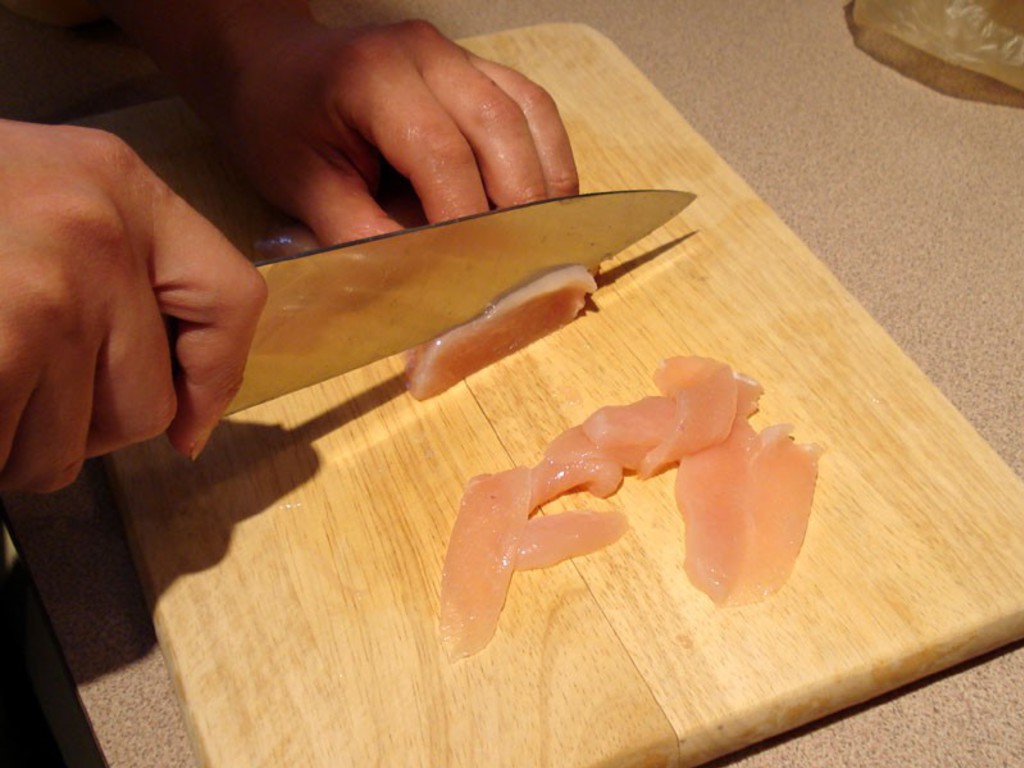 Straccetti di pollo al cognac