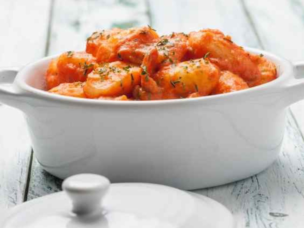 Gnocchi di patate con sugo di pomodoro