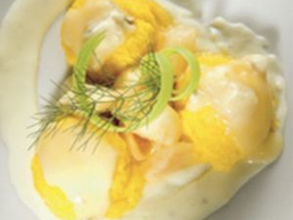 Gnocchi di polenta con gorgonzola e pere