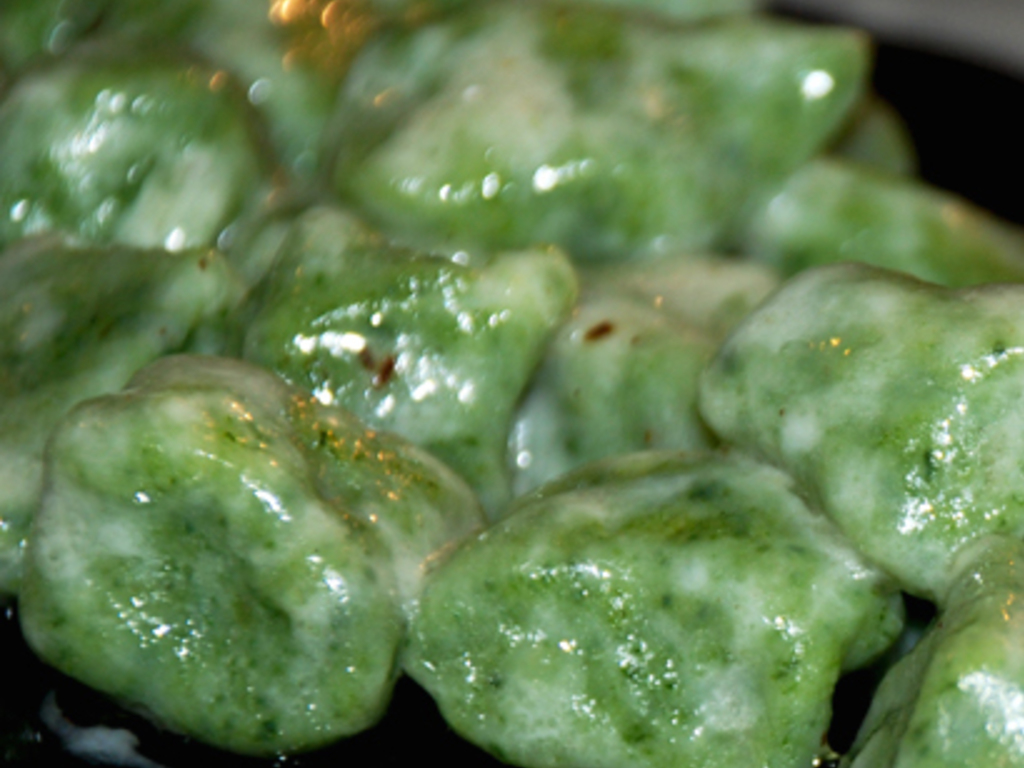 Gnocchi verdi al gorgonzola