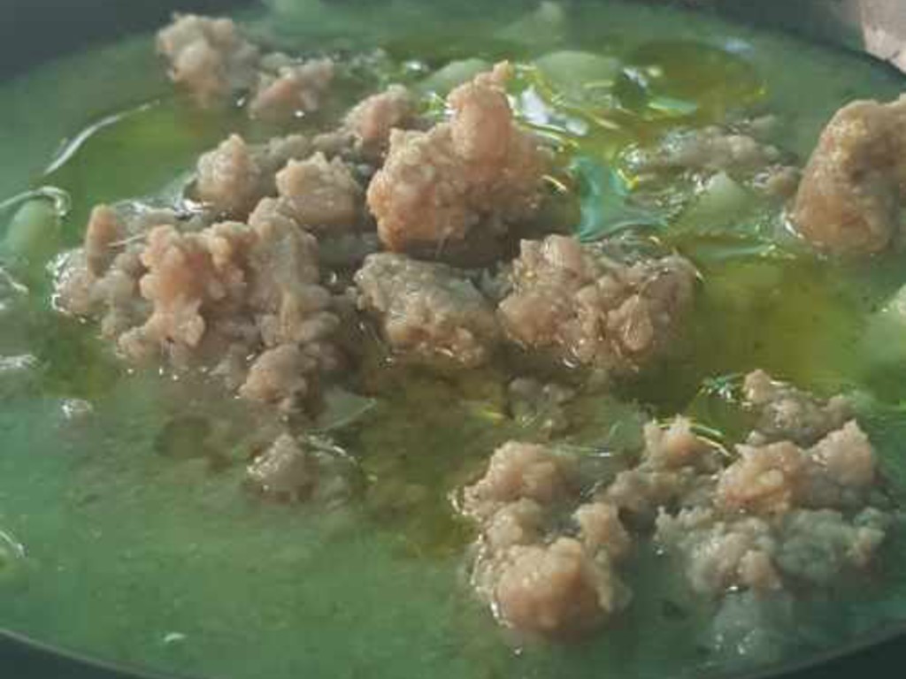 Crema di broccoli con salsiccia