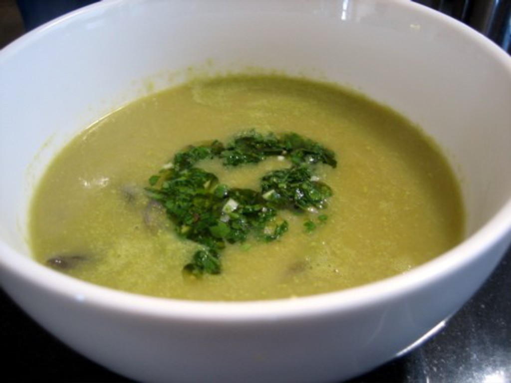 Minestra di asparagi e patate