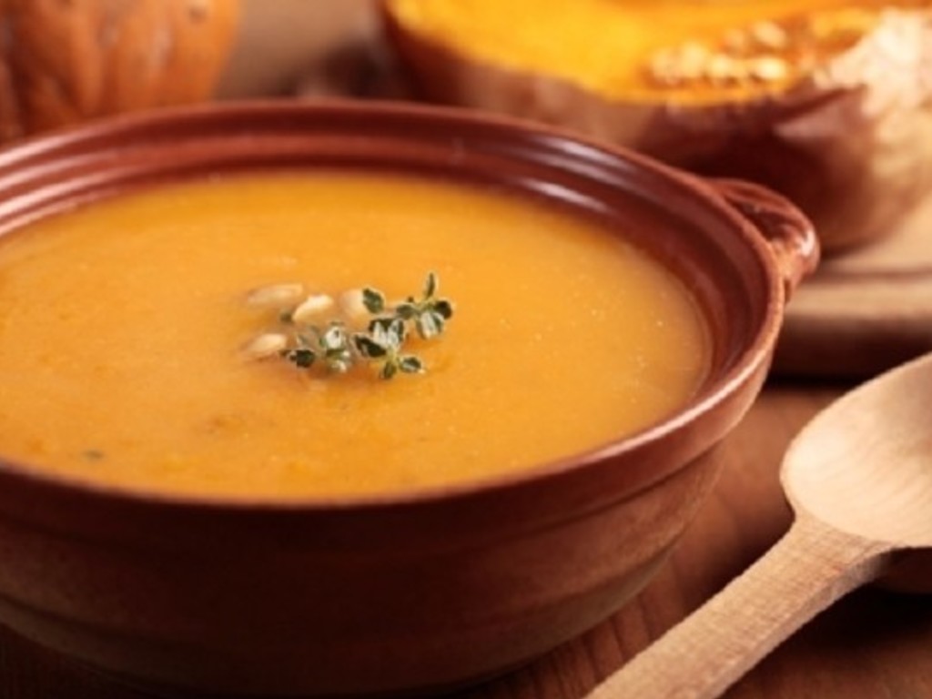 Minestra di ceci e zucca