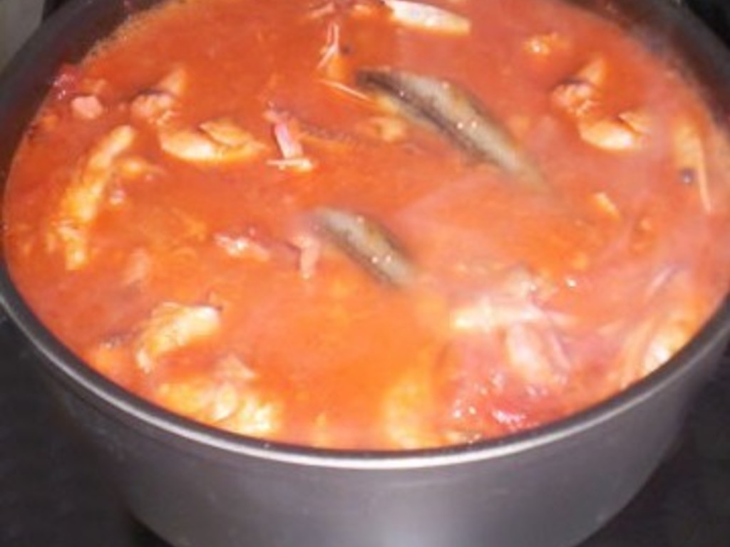 Tubetti in brodo di pesce