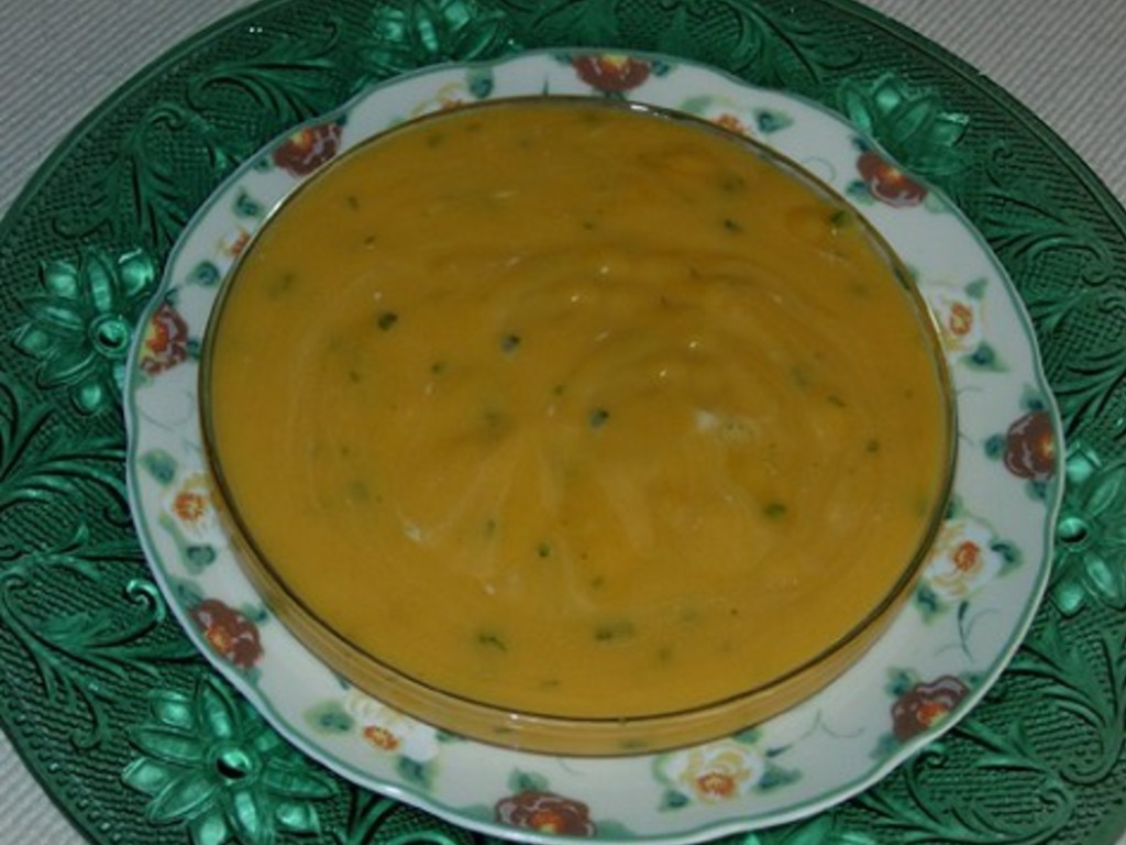 Vellutata di carote e arancia