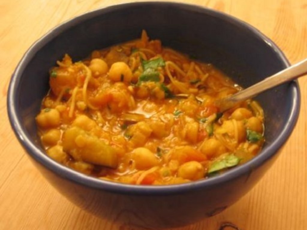 Zuppa di pollo e ceci - Harira