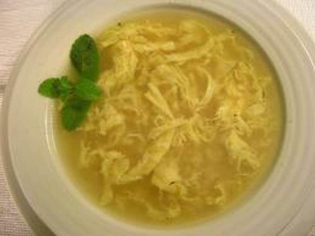 Zuppa di pollo, riso e limone - Canja de galinha
