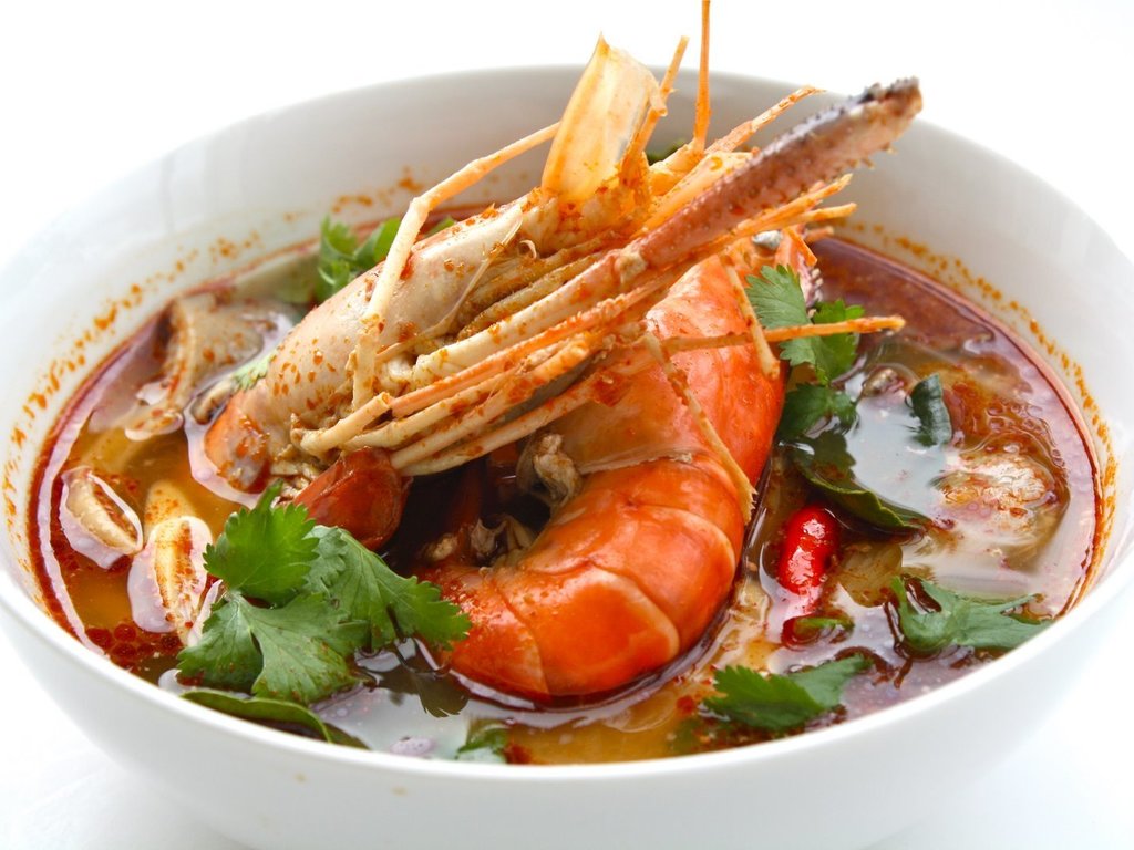 Zuppa in agrodolce di gamberi - Tom Yang Goong