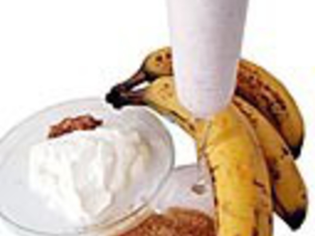 Aloha, frullato di latte, banana e datteri