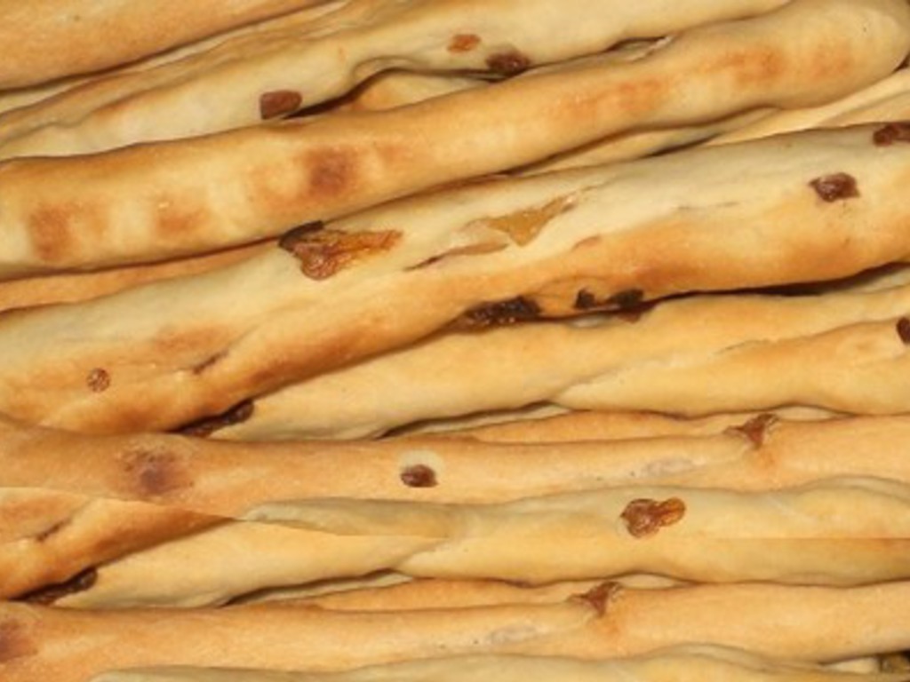 Grissini all' uvetta