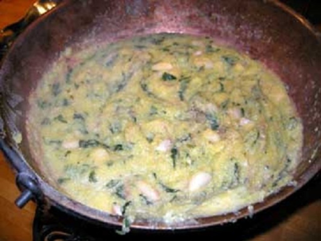 Polenta con minestrone