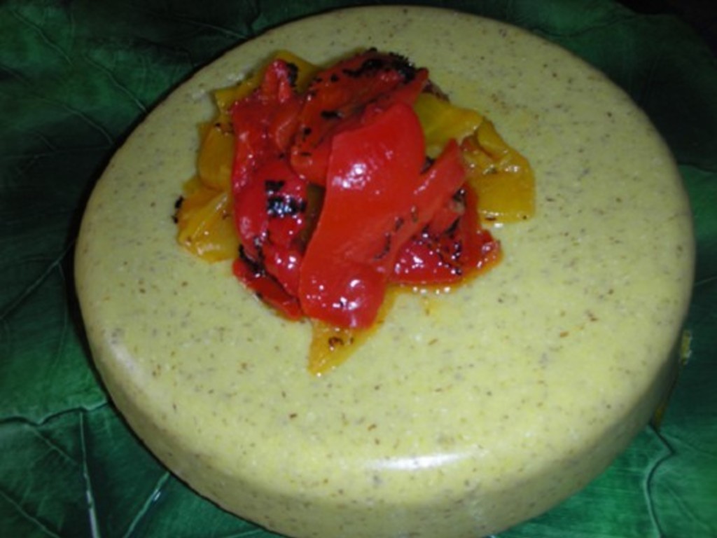 Polenta e peperoni