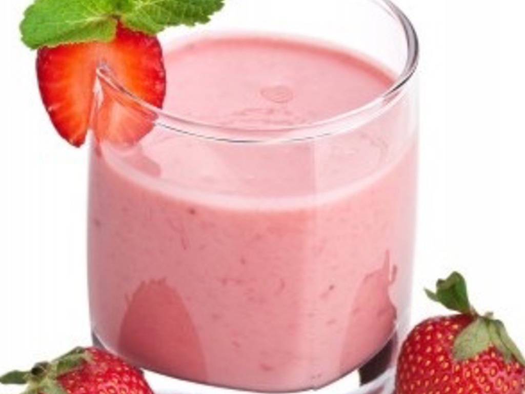 Frullato di fragole e banane
