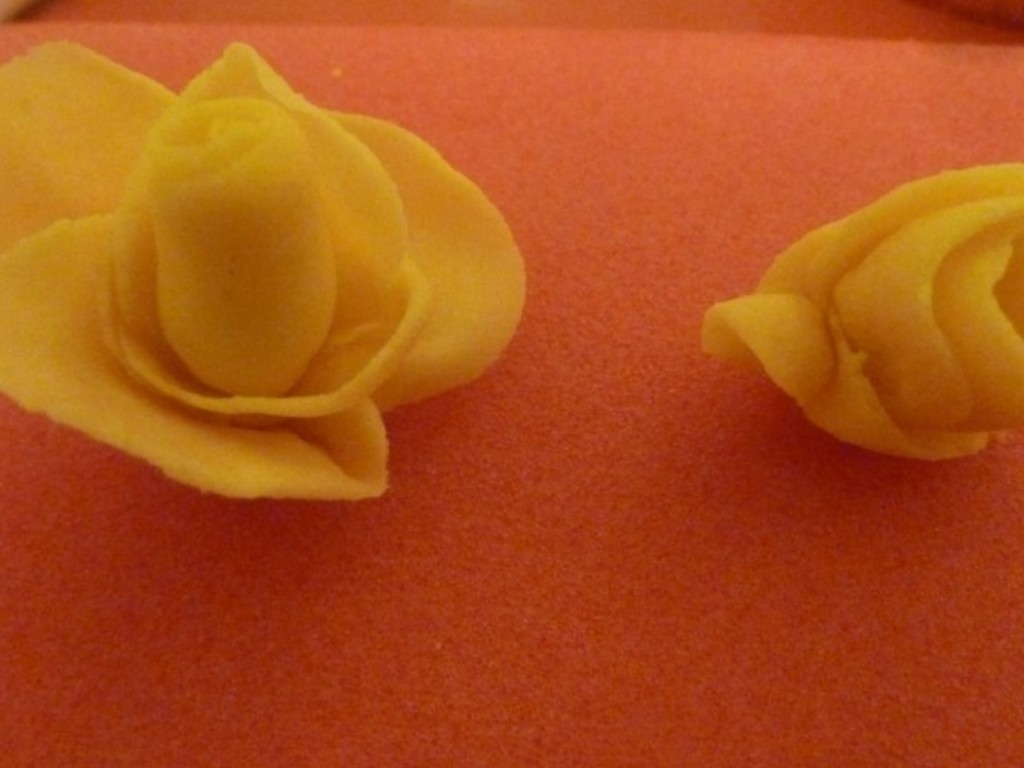Roselline di pasta di zucchero