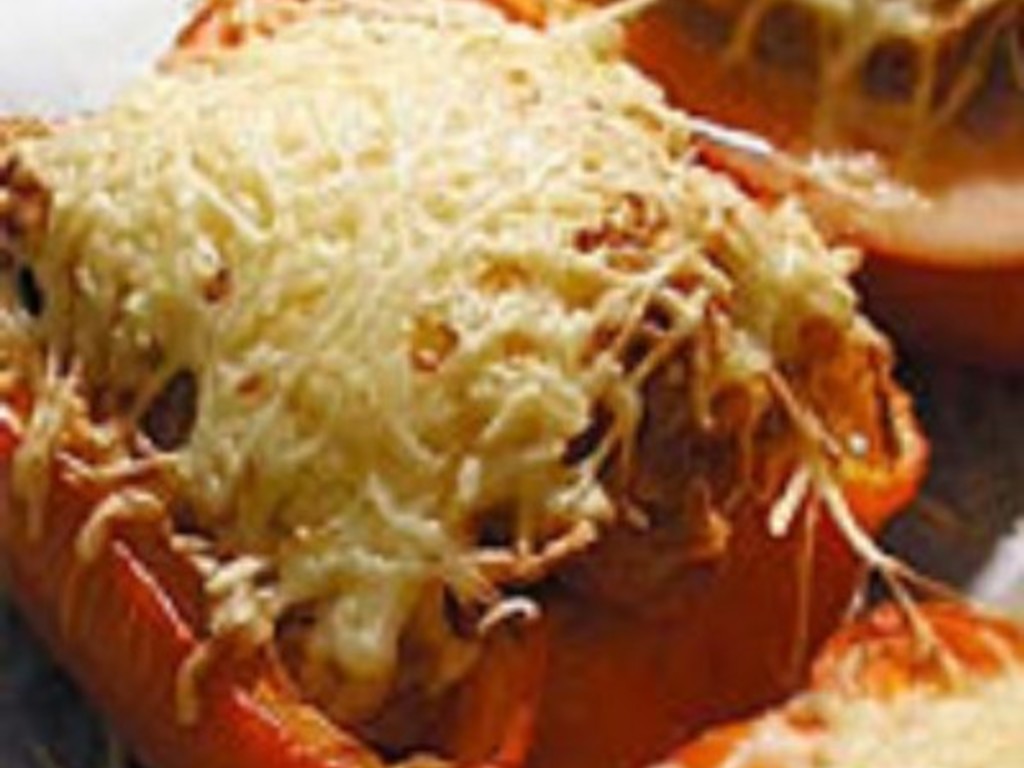 Peperoni ripieni di pane e con pecorino dolce