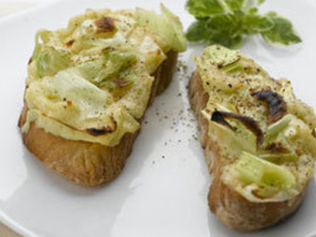 Rarebit di porri
