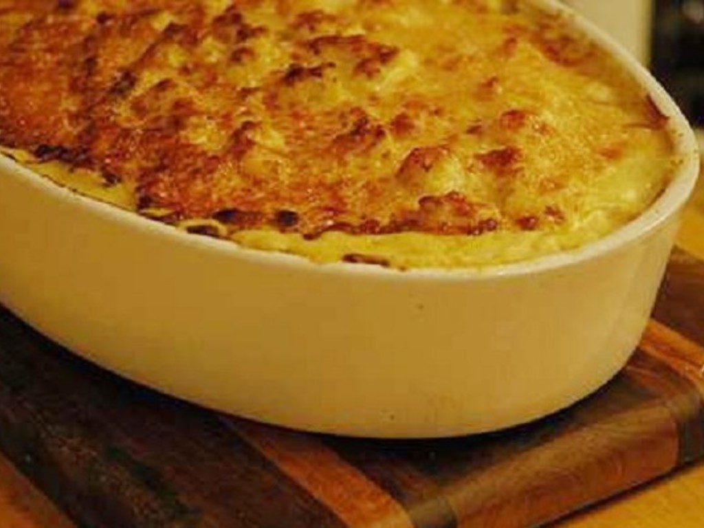 Gratin di cavolfiore con capperi e acciughe