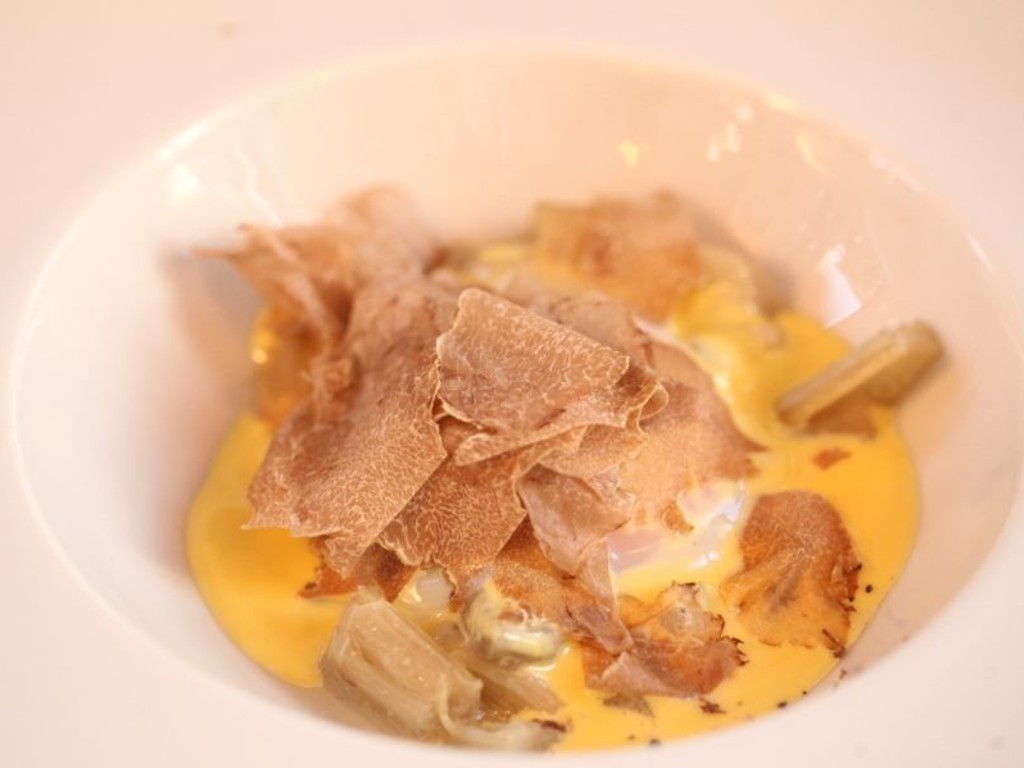 Uovo  "terme" con fonduta