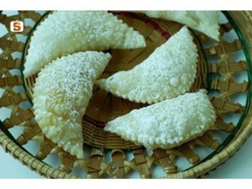 Caggionetti fritti al cuore di ceci