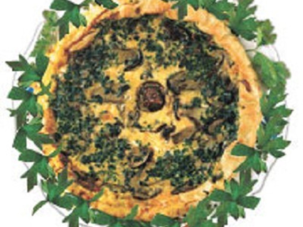 Quiche salata ai funghi porcini