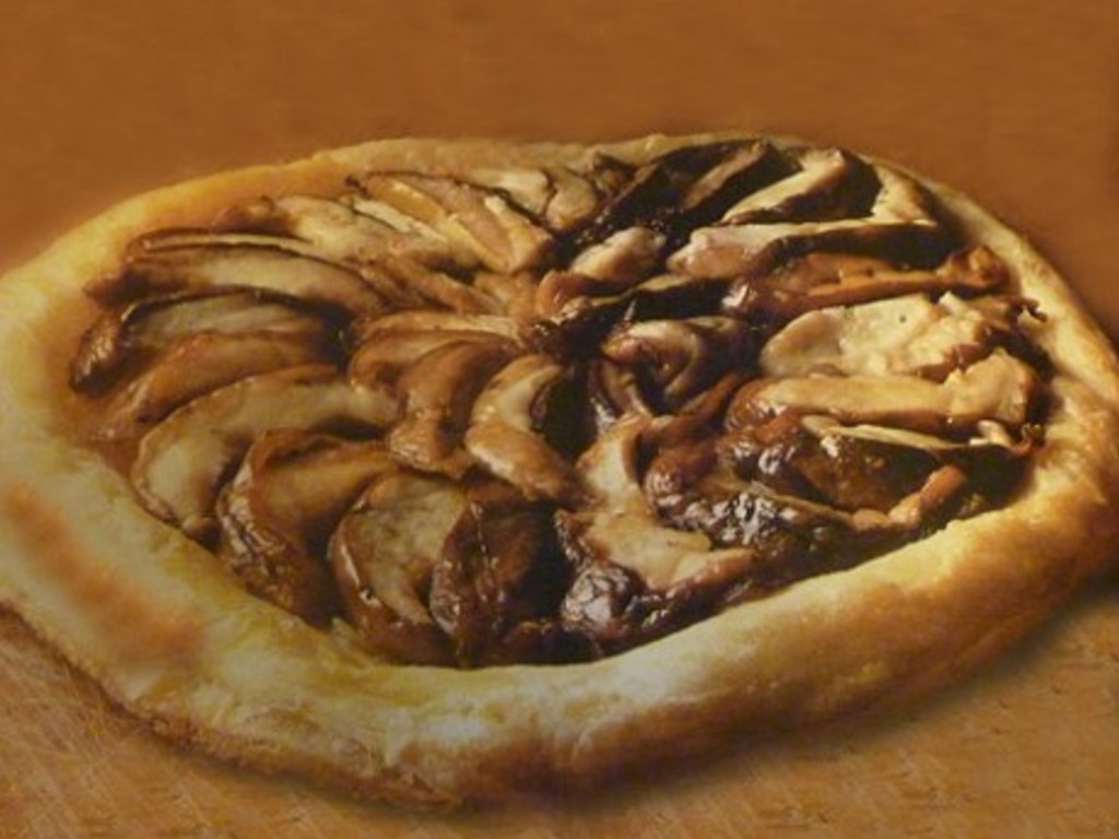 Torta salata ai funghi porcini