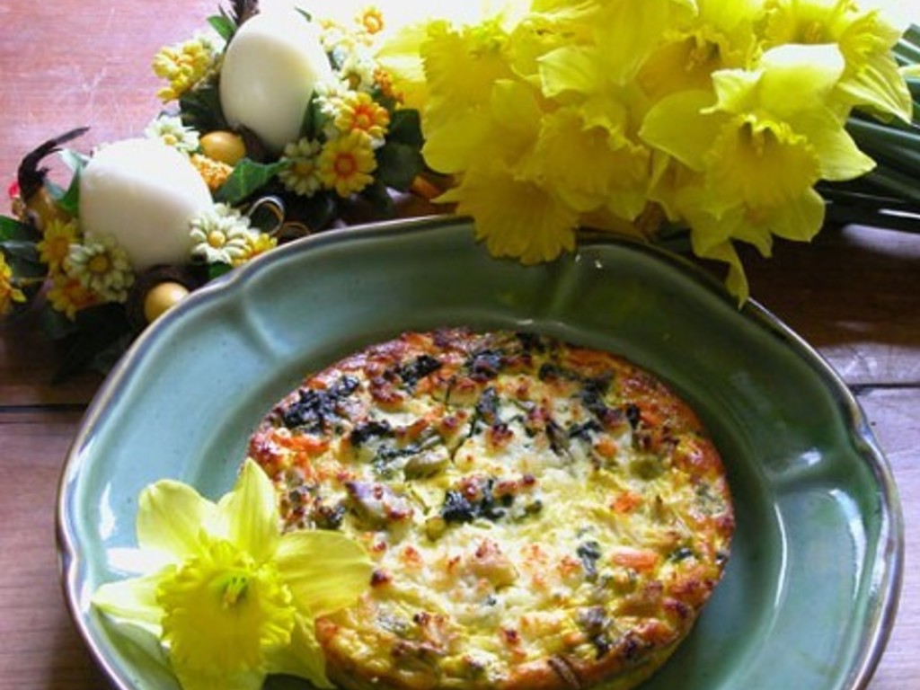 Tortino di verdure miste primaverili