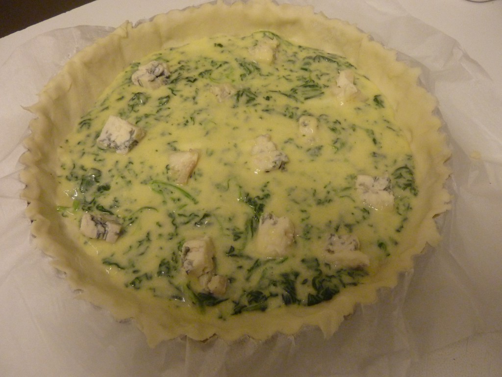 Tortino salato di spinaci e gorgonzola