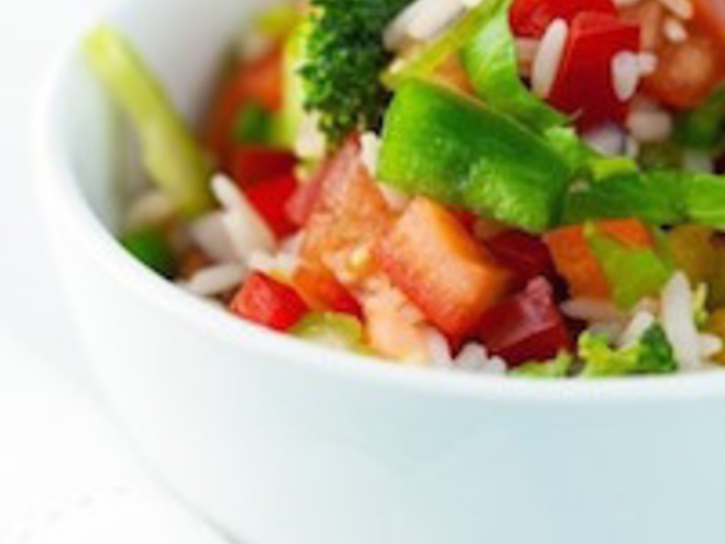 Insalata di riso vegana