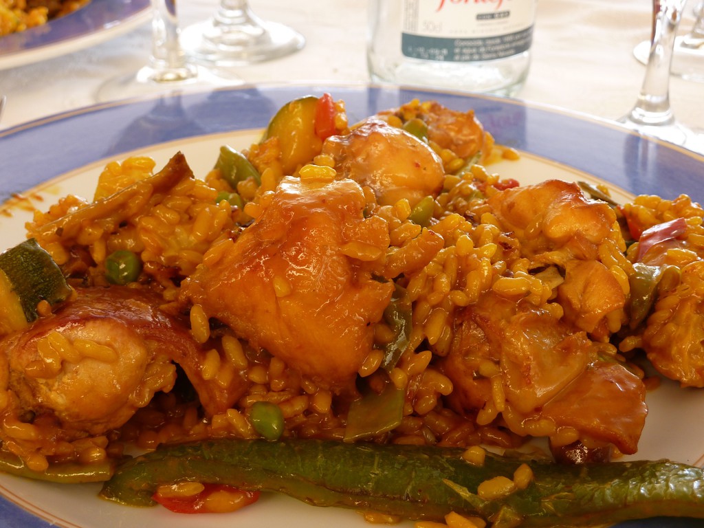 Paella di carne - Paella de carne