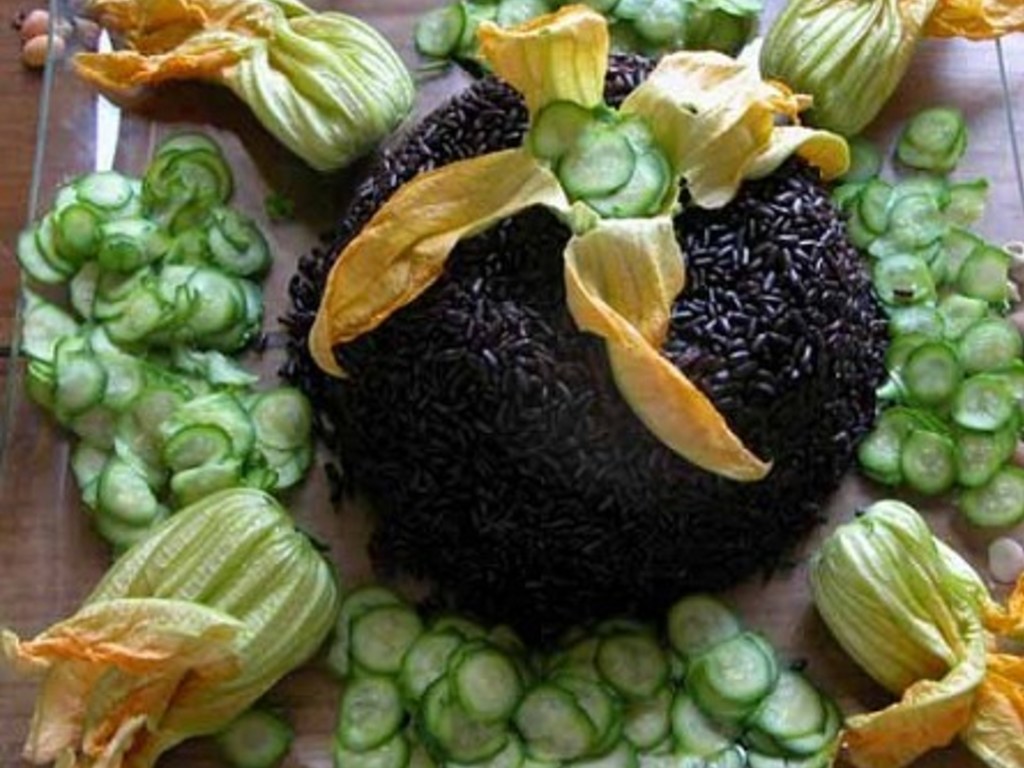 Insalata di riso Venere e zucchine