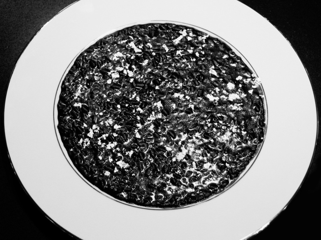 Riso al nero e argento