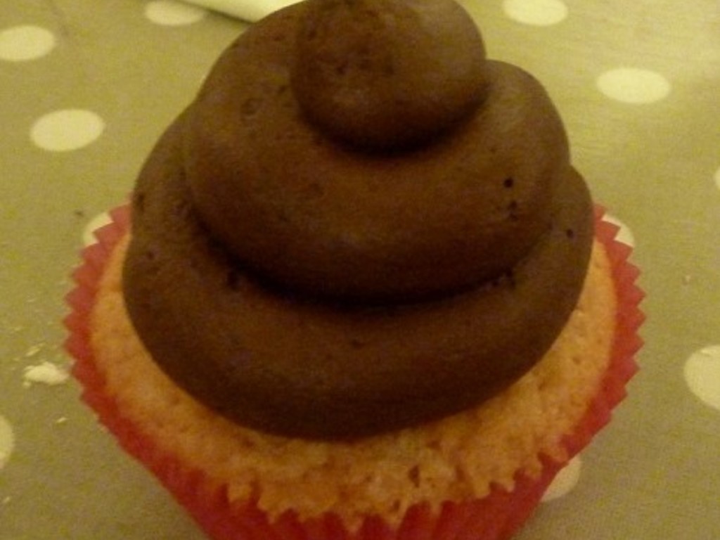 Cupcake con glassa al cacao 