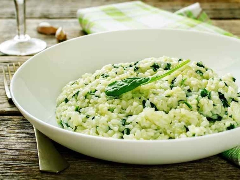 Risotto agli spinaci