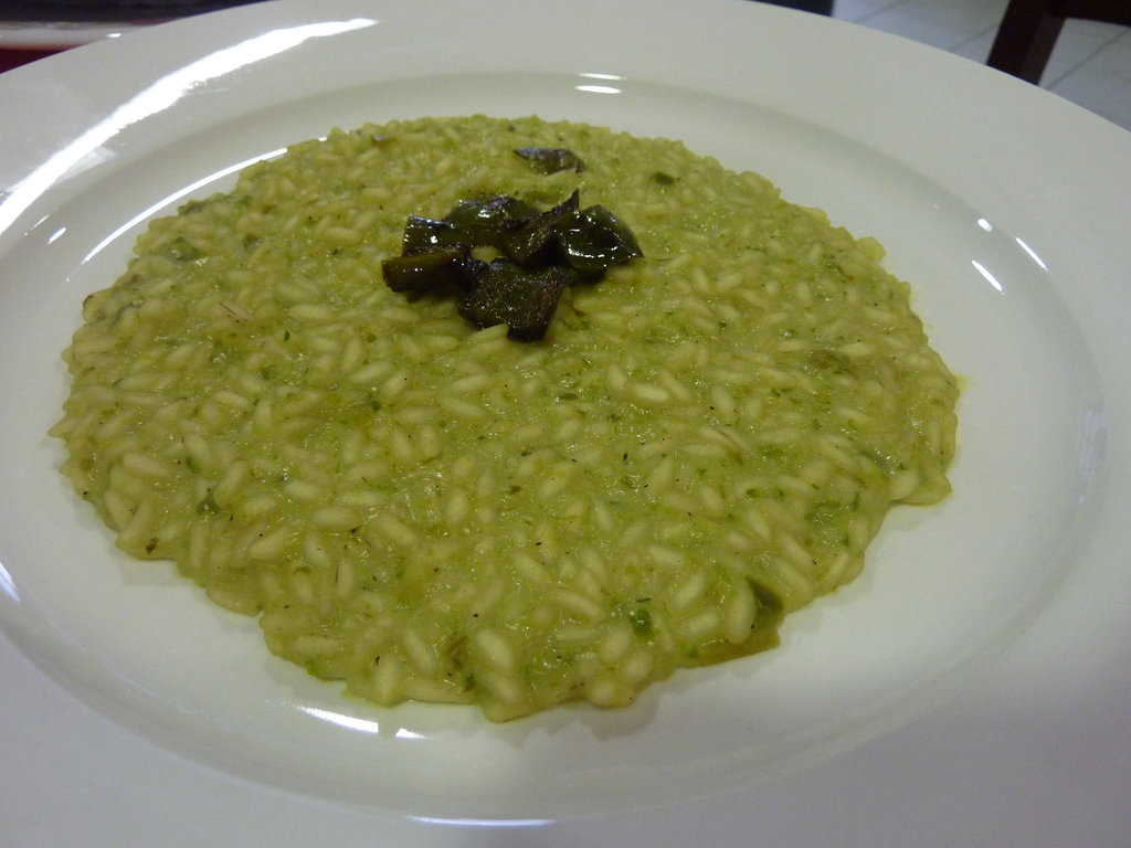 Risotto al basilico light