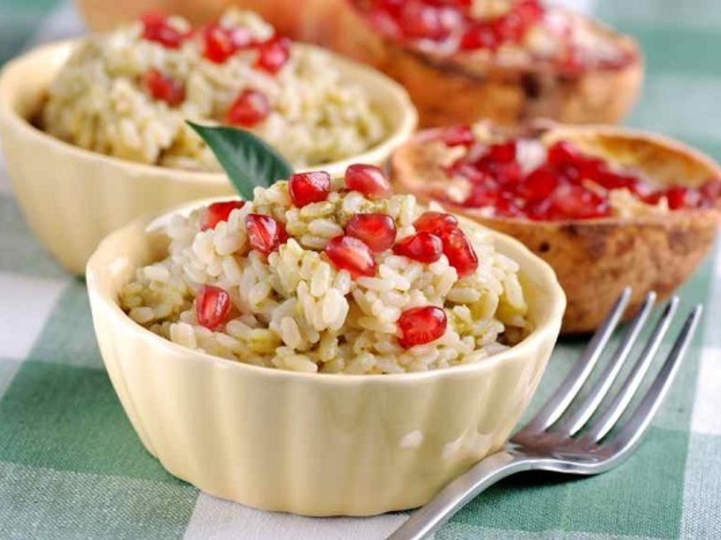 Risotto al melograno