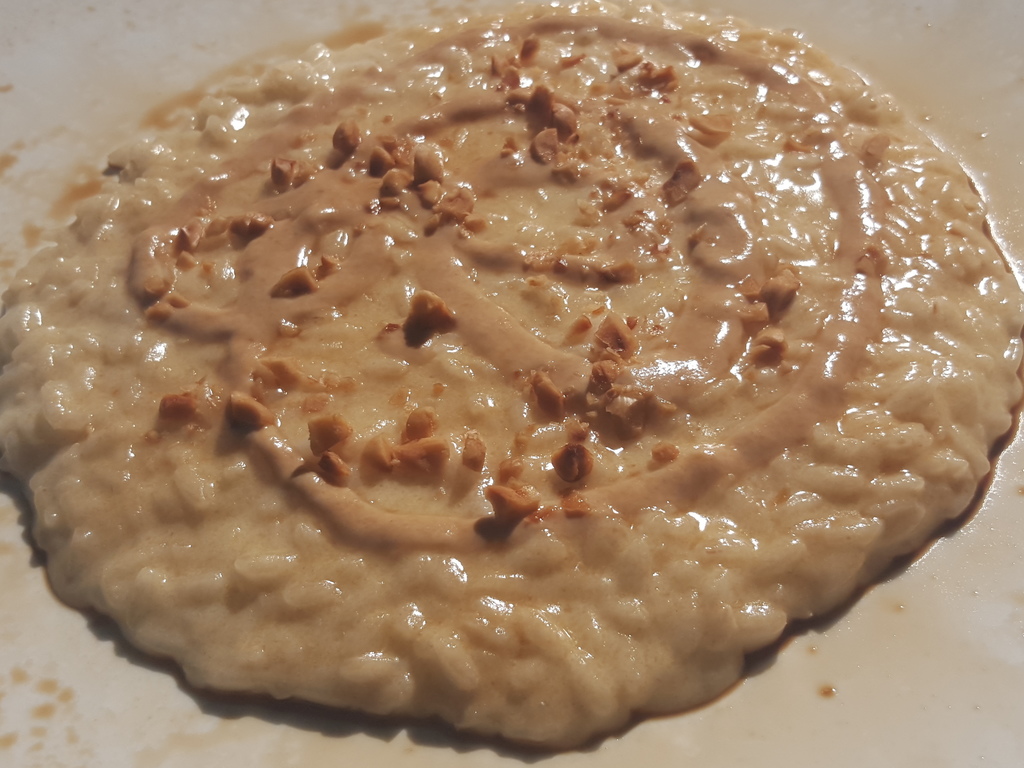 Risotto alla provola affumicata, nocciole e noci