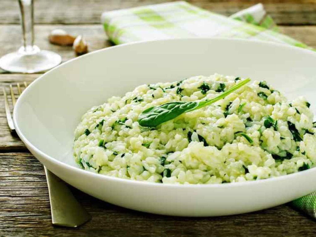 Risotto alla ricotta e spinaci