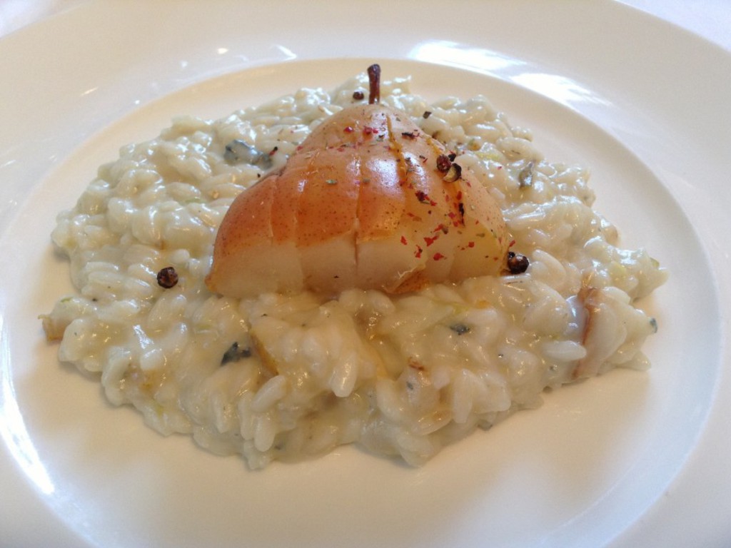 Risotto di gorgonzola e pere