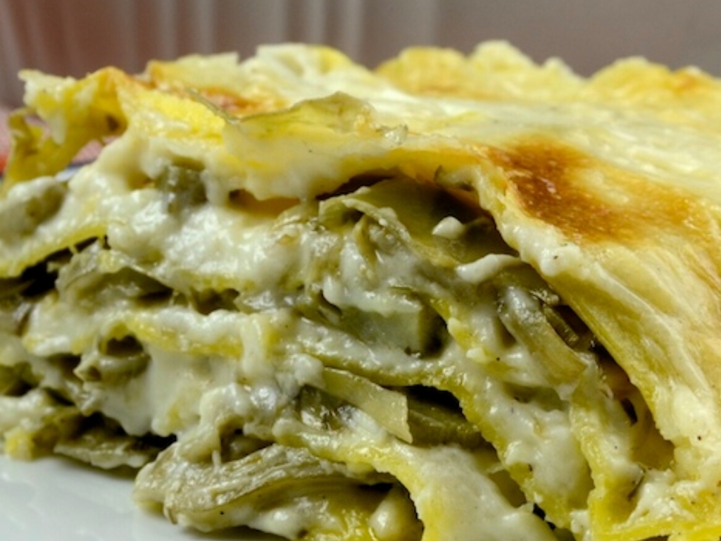 Lasagne ai carciofi