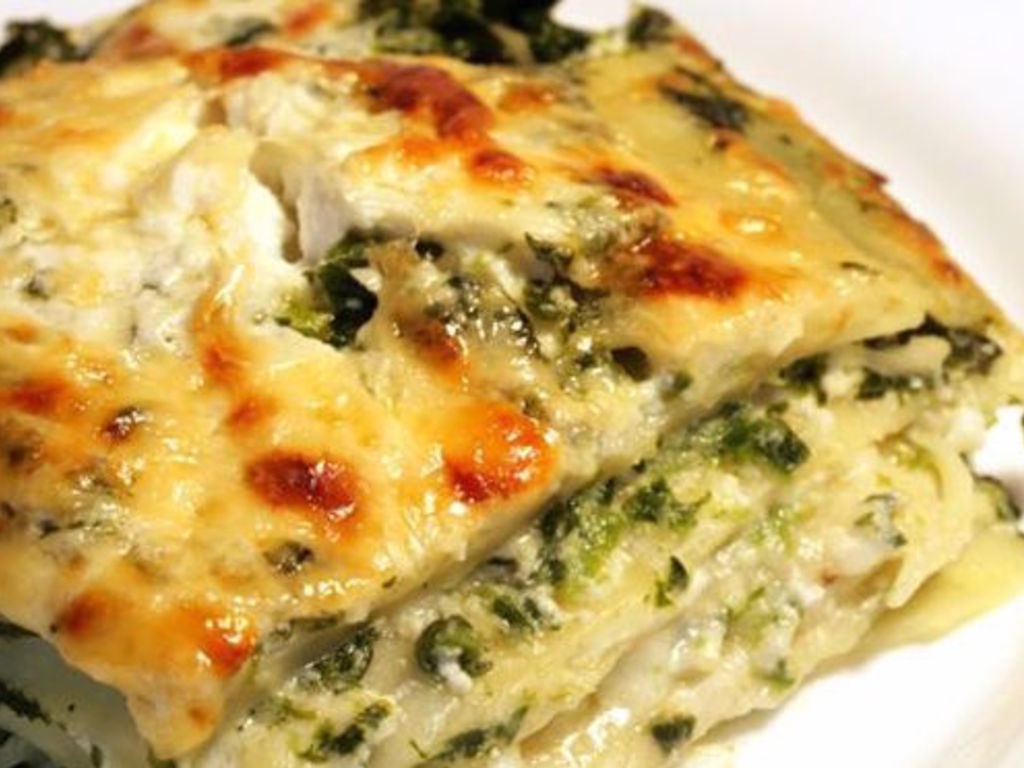 Lasagne natalizie di spinaci e ricotta