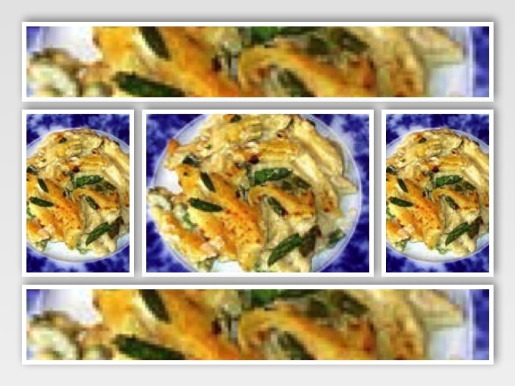 Maccheroni al gratin agli asparagi