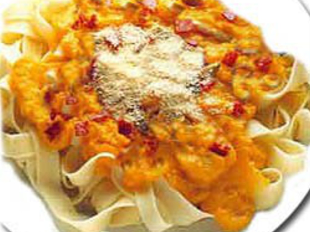 Tagliatelle al profumo di arancia